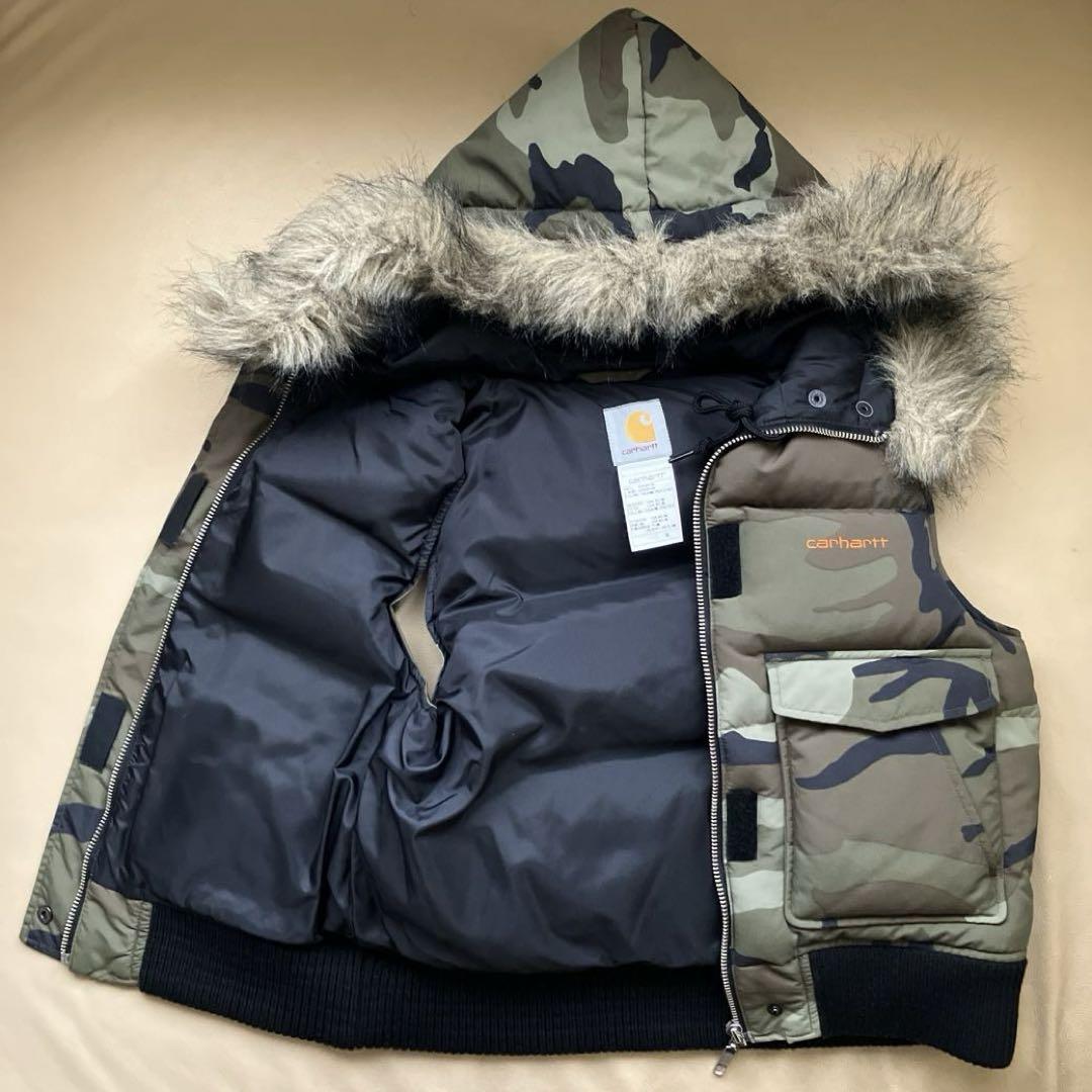 【美品】カーハート Carhartt レディース ダウン ベスト Sサイズ 美品】カーハート Carhartt レディース ダウン ベスト Sサイズ