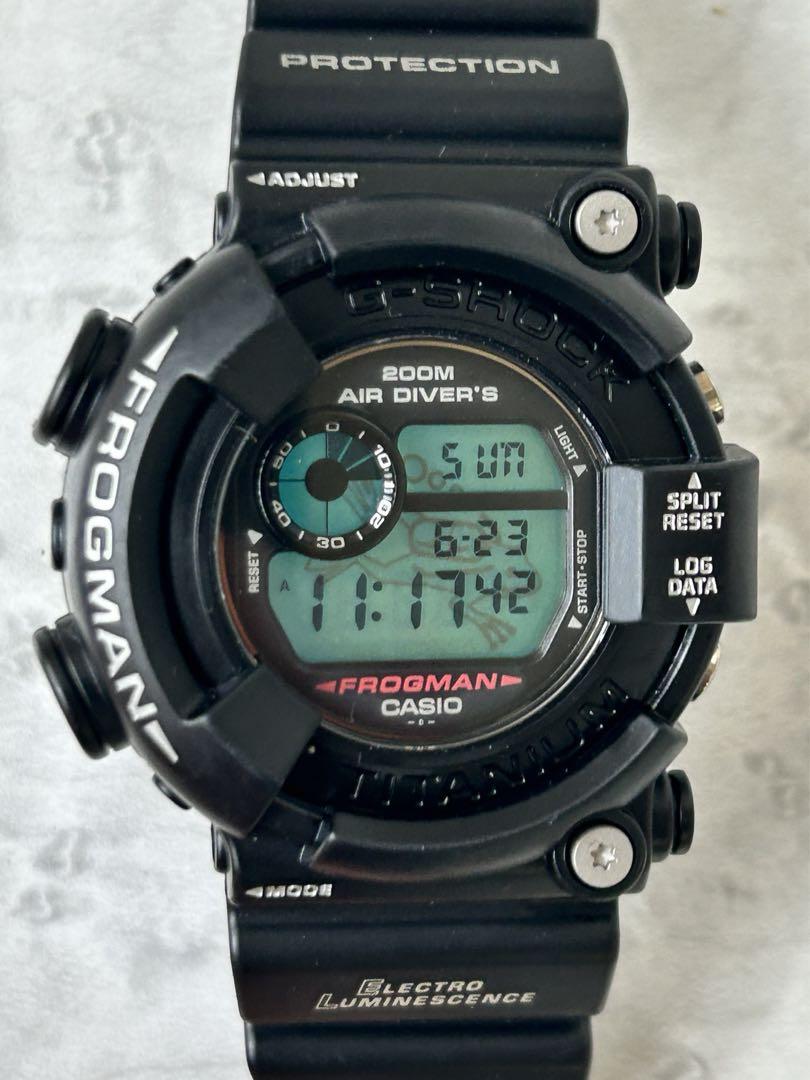 CASIO MIB FROGMAN DW-8200Z-1T + 新品ベルトセット