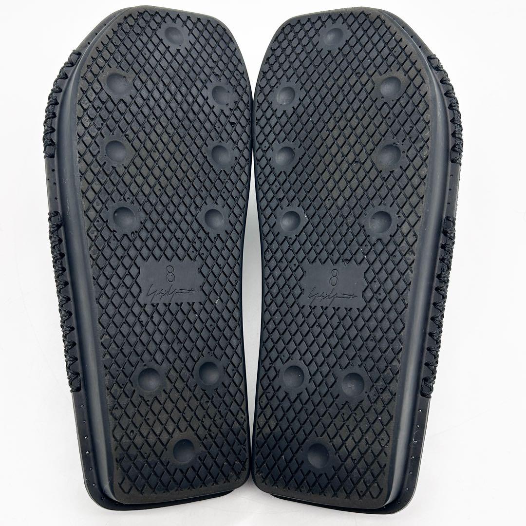 【未使用級】 】Y-3 レザーサンダル ブラック サイズ26.5