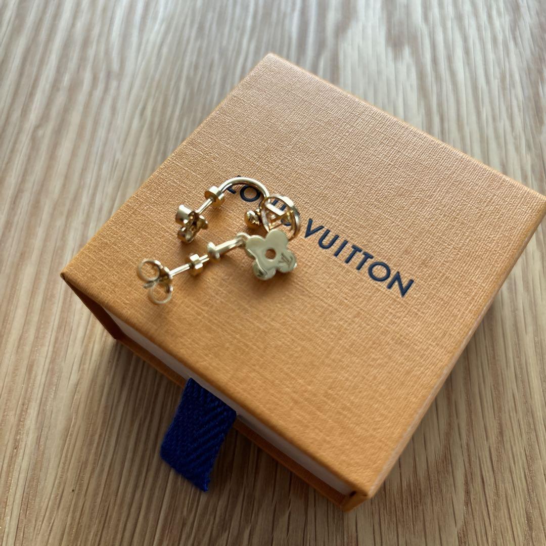 sLOUIS VUITTON　ピアス　美品 LOUIS VUITTON ルイヴィトン ピアス レディース M00770 正規品