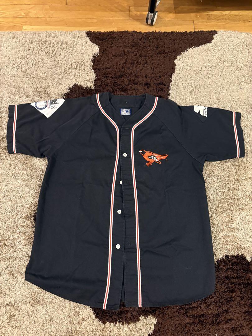 Starter Orioles ボタン式シャツ 黒