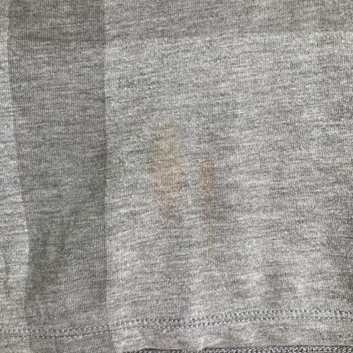 【バーバリーロンドン】Tシャツ グレー チェック 灰色  定番 古着