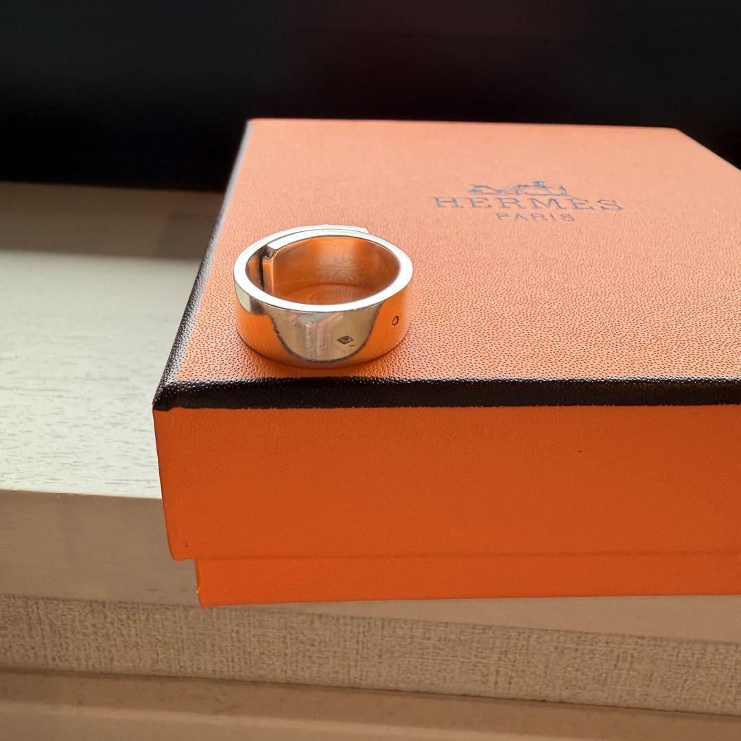 HERMES ビィンテージ シルバー ケリーリング 53 - メルカリ