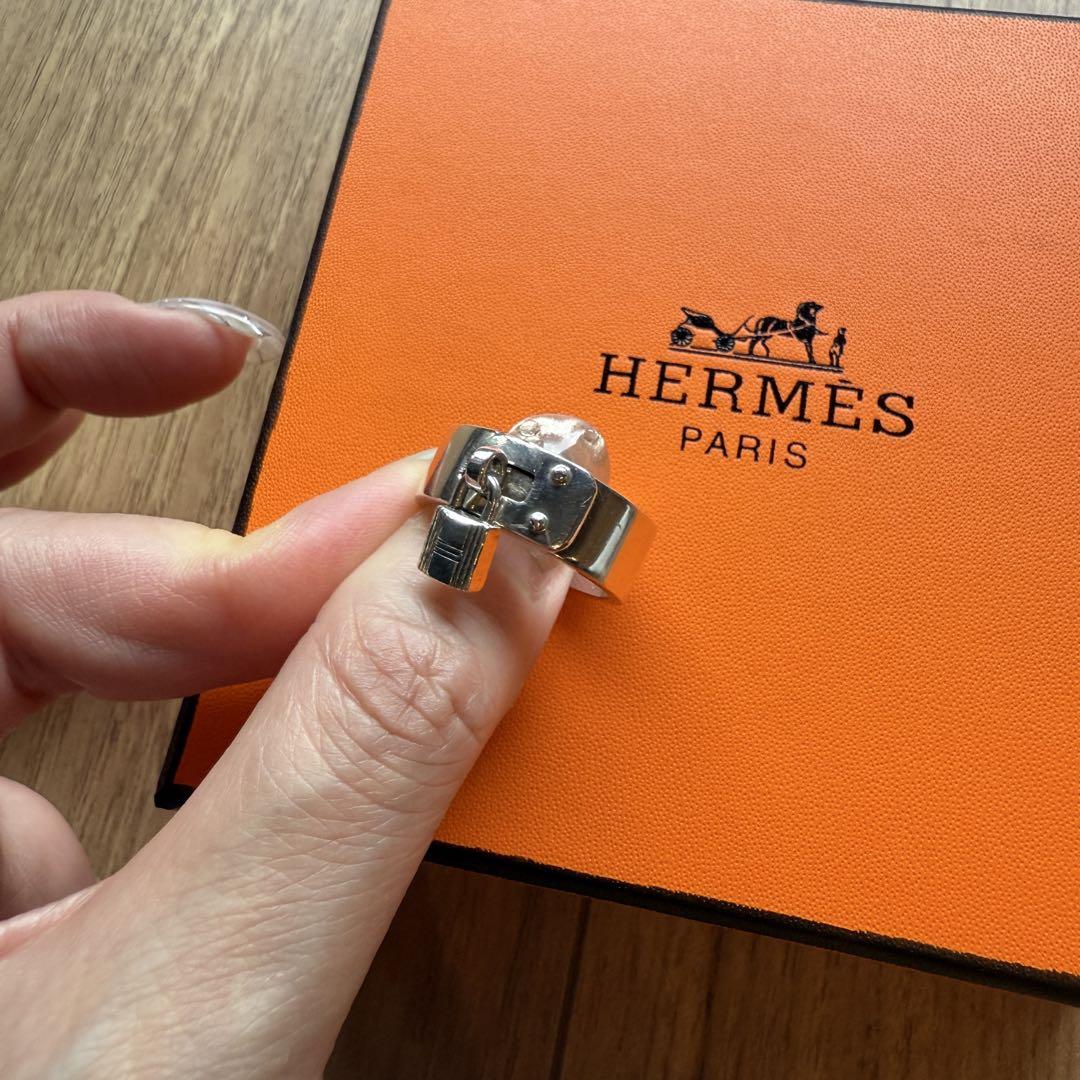 グランド牧場 セレクトセール HERMES ビィンテージ シルバー ケリーリング 53 - メルカリ アクセサリー