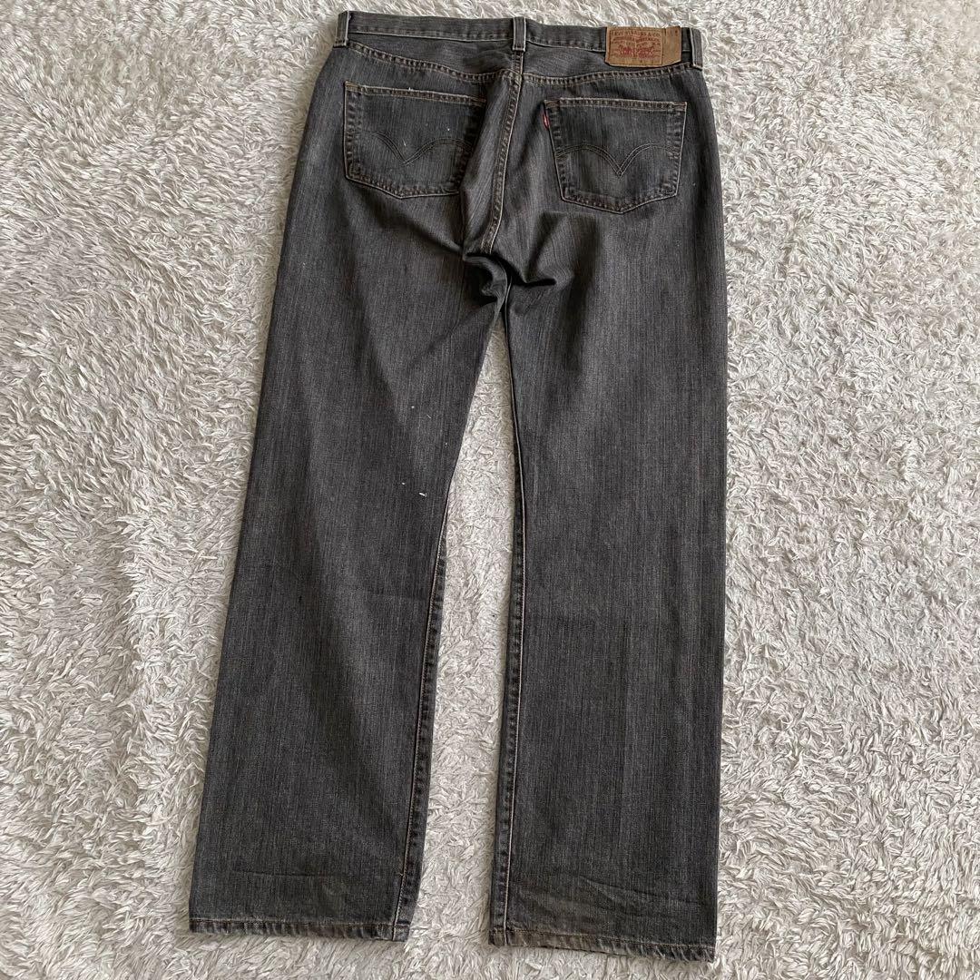 ー品販売  リーバイス 501 大きめ USED加工 メキシコ製 先染めブラック パンツ