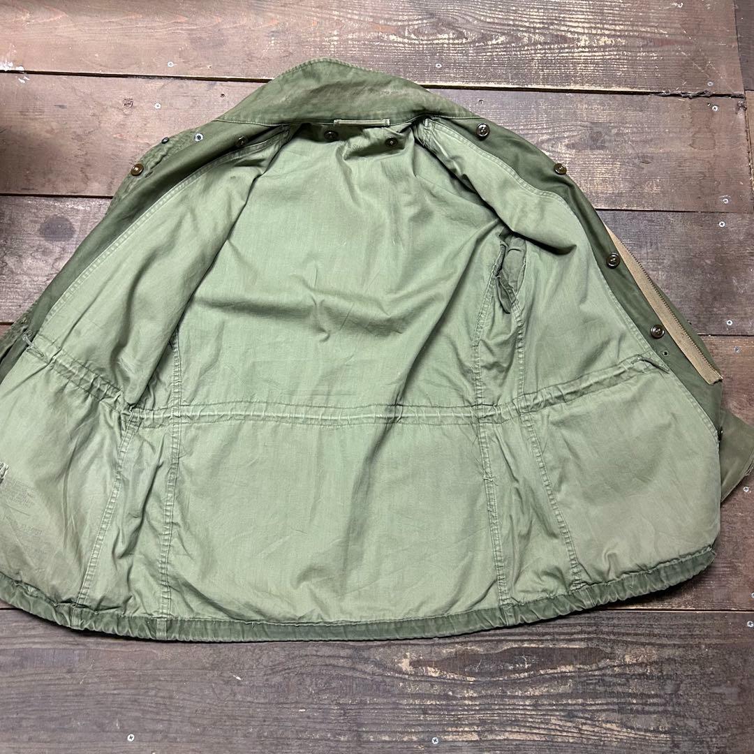 50s　米軍　実物　Ⅿ51　フィールドジャケット　スモール　ショート　ダメージ