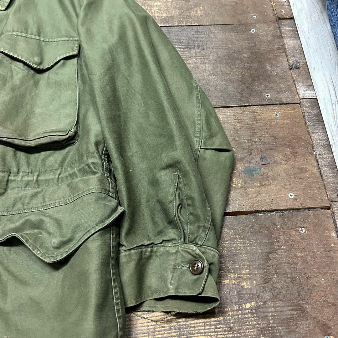 50s　米軍　実物　Ⅿ51　フィールドジャケット　スモール　ショート　ダメージ