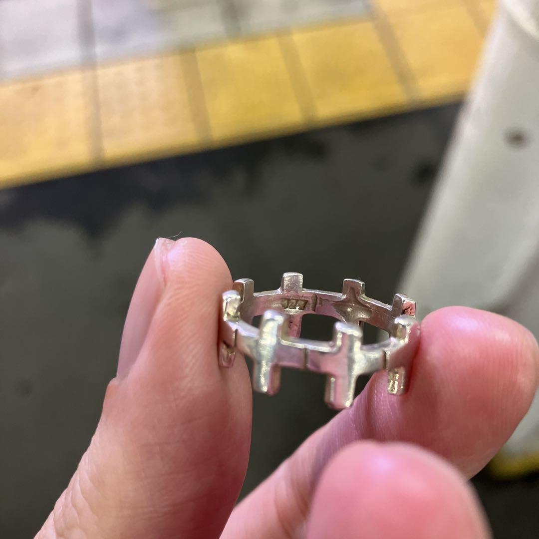 アクセサリー 80s-90s silver925 cross ring vintage