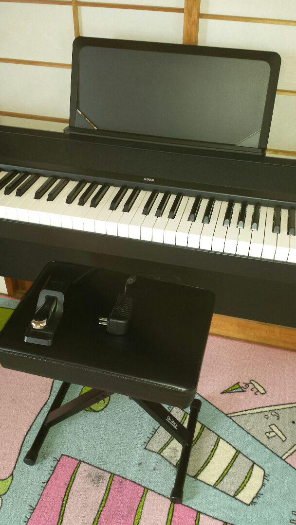 電子ピアノ ブラック 画像2