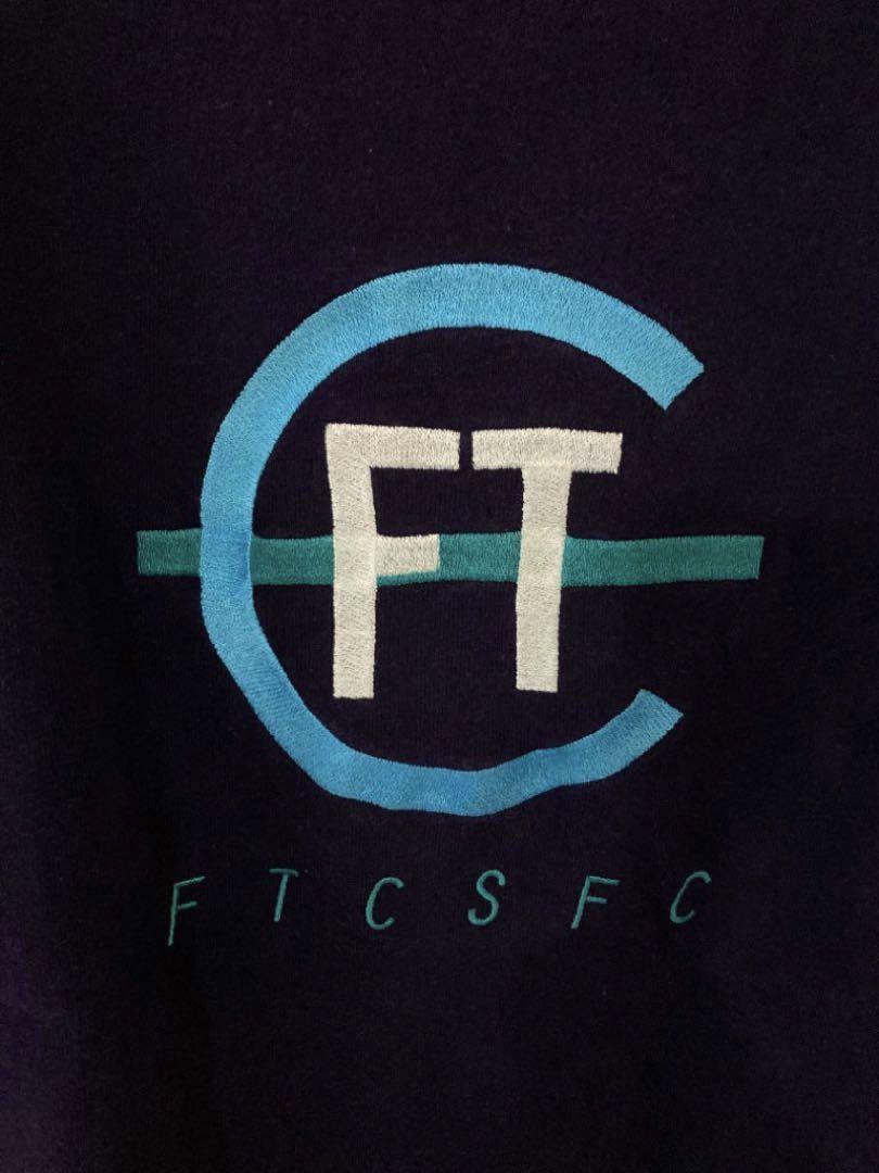 FTC スウェット パープル ロゴ刺繍 紫 トレーナー 日本製 綿