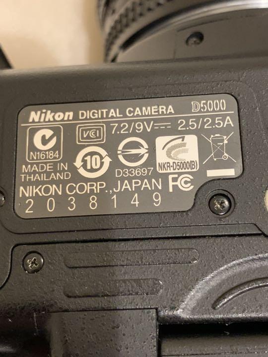 正規品爆買い NIKON D5000 lEL9N-m96021009837 新品新作登場