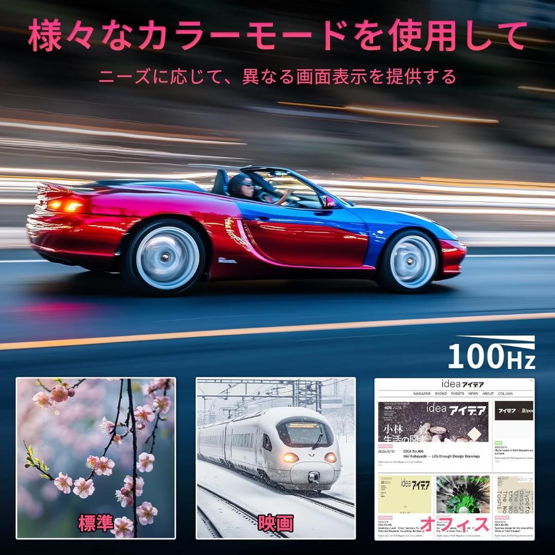 MINIFIRE 曲面24インチ ゲーミングモニター 100Hz 1500R