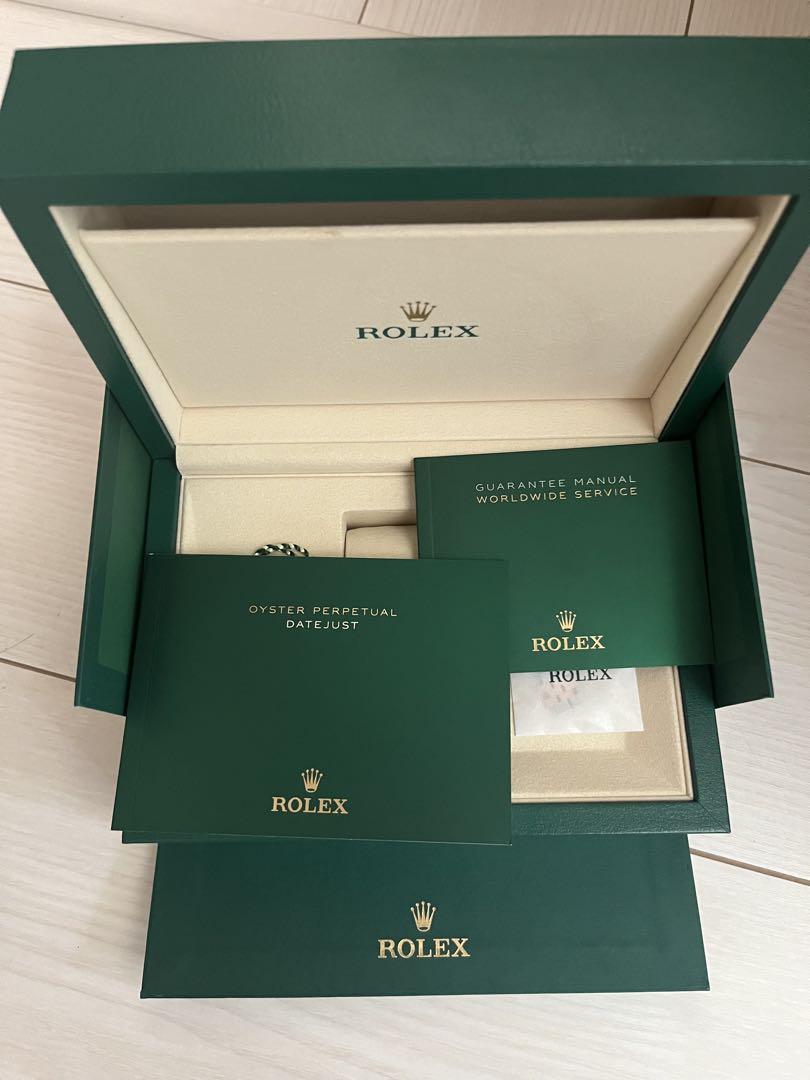 6 【美品】ROLEX DATEJUST用 箱のみECO仕様タグ・冊子・