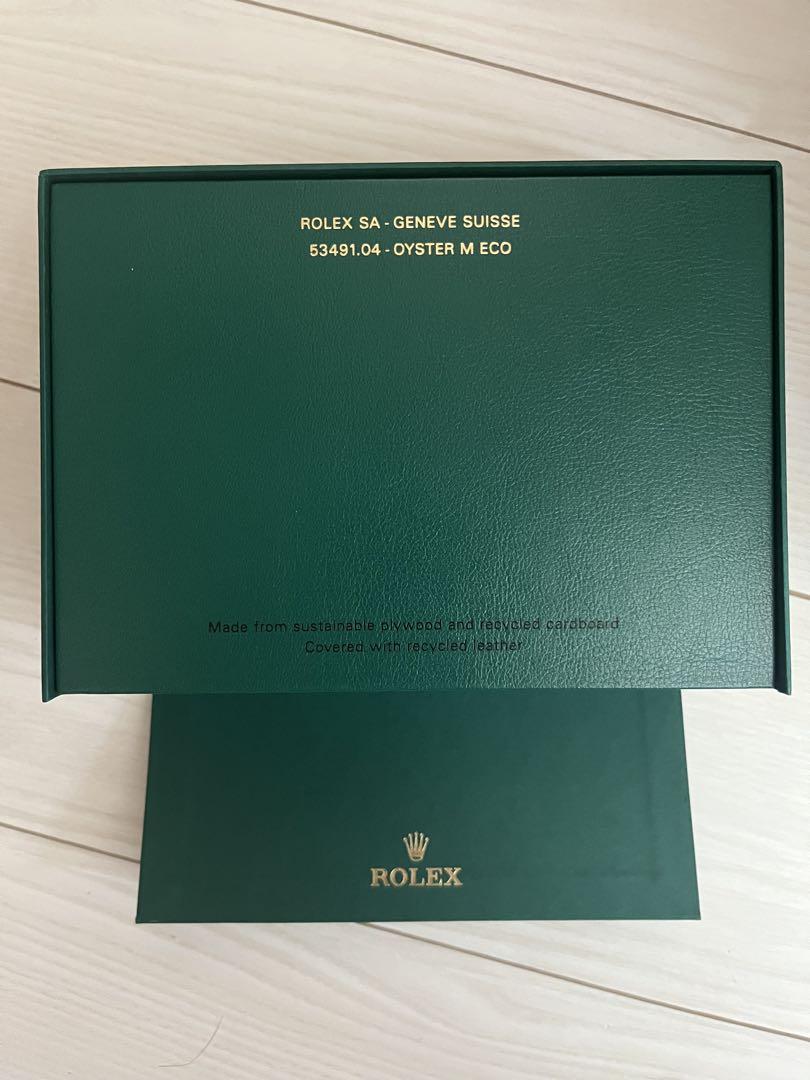 6 【美品】ROLEX DATEJUST用 箱のみECO仕様タグ・冊子・