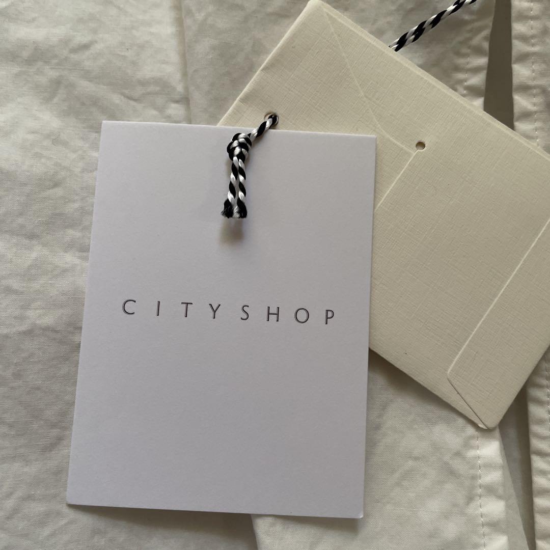 CITYSHOP ドローストリングスリーブブラウスブラウス