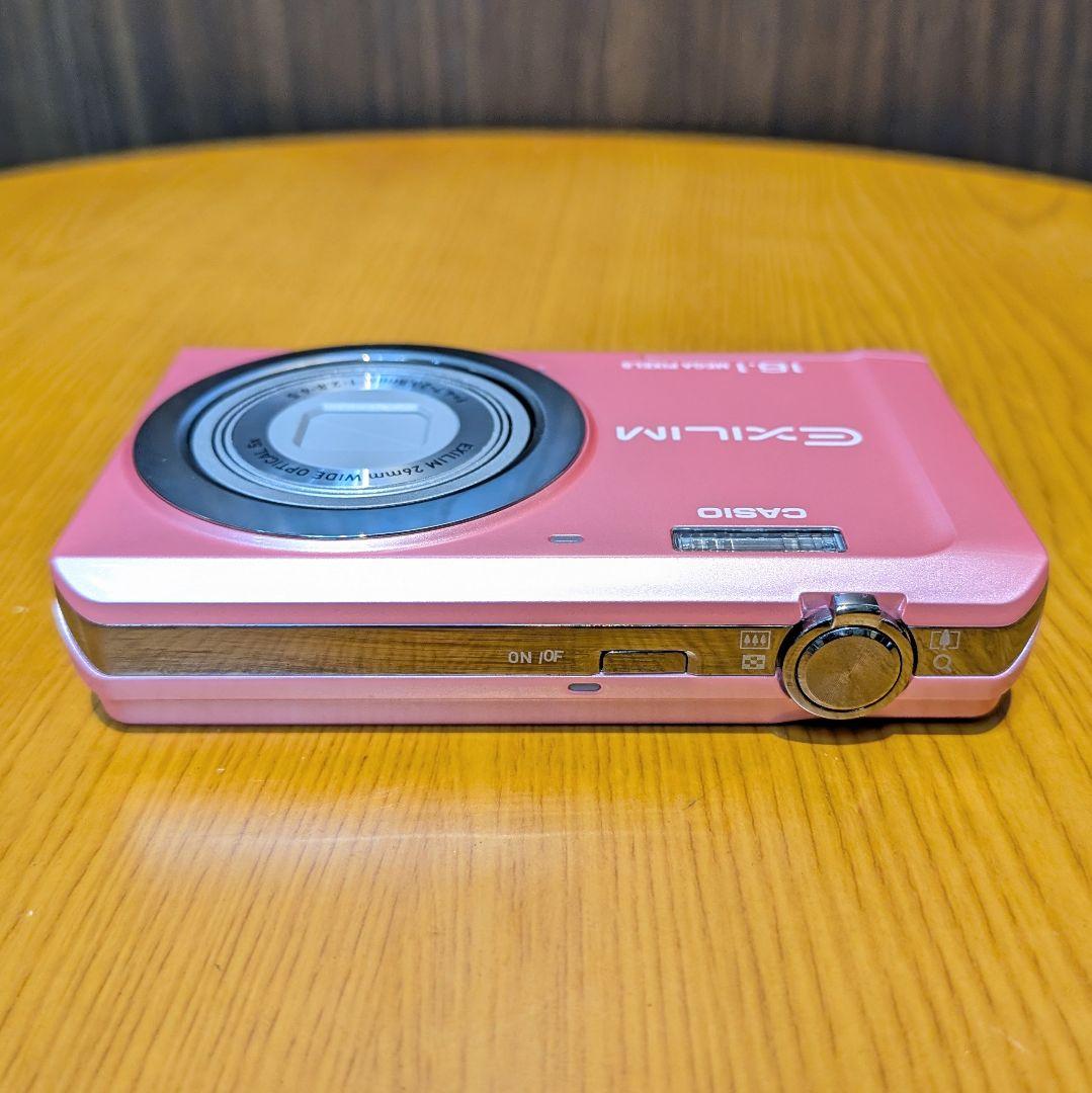 【美品】カシオ CASIO EXILIM EX-Z28 ピンク コンデジ カメラ