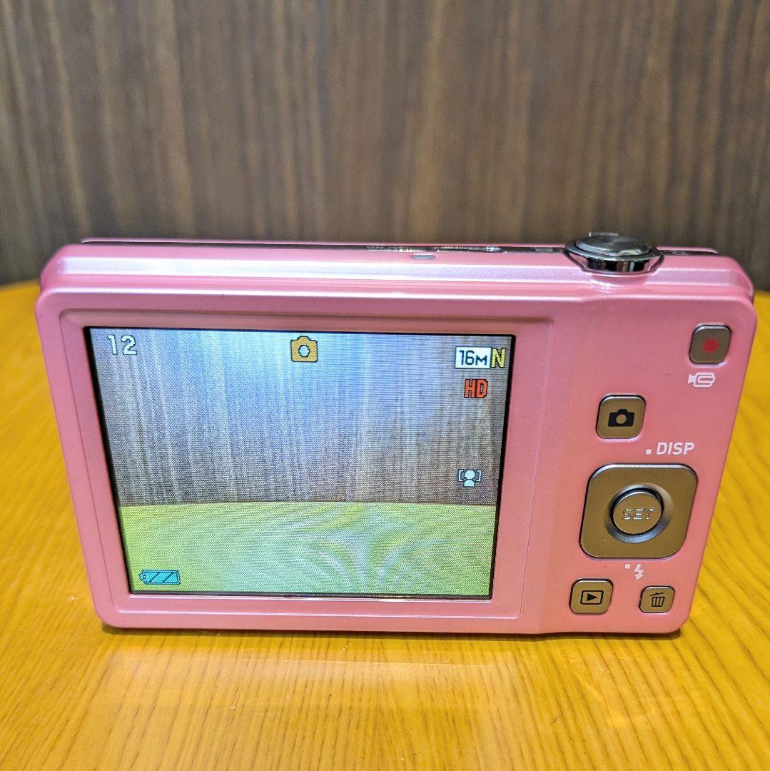 【美品】カシオ CASIO EXILIM EX-Z28 ピンク コンデジ カメラ