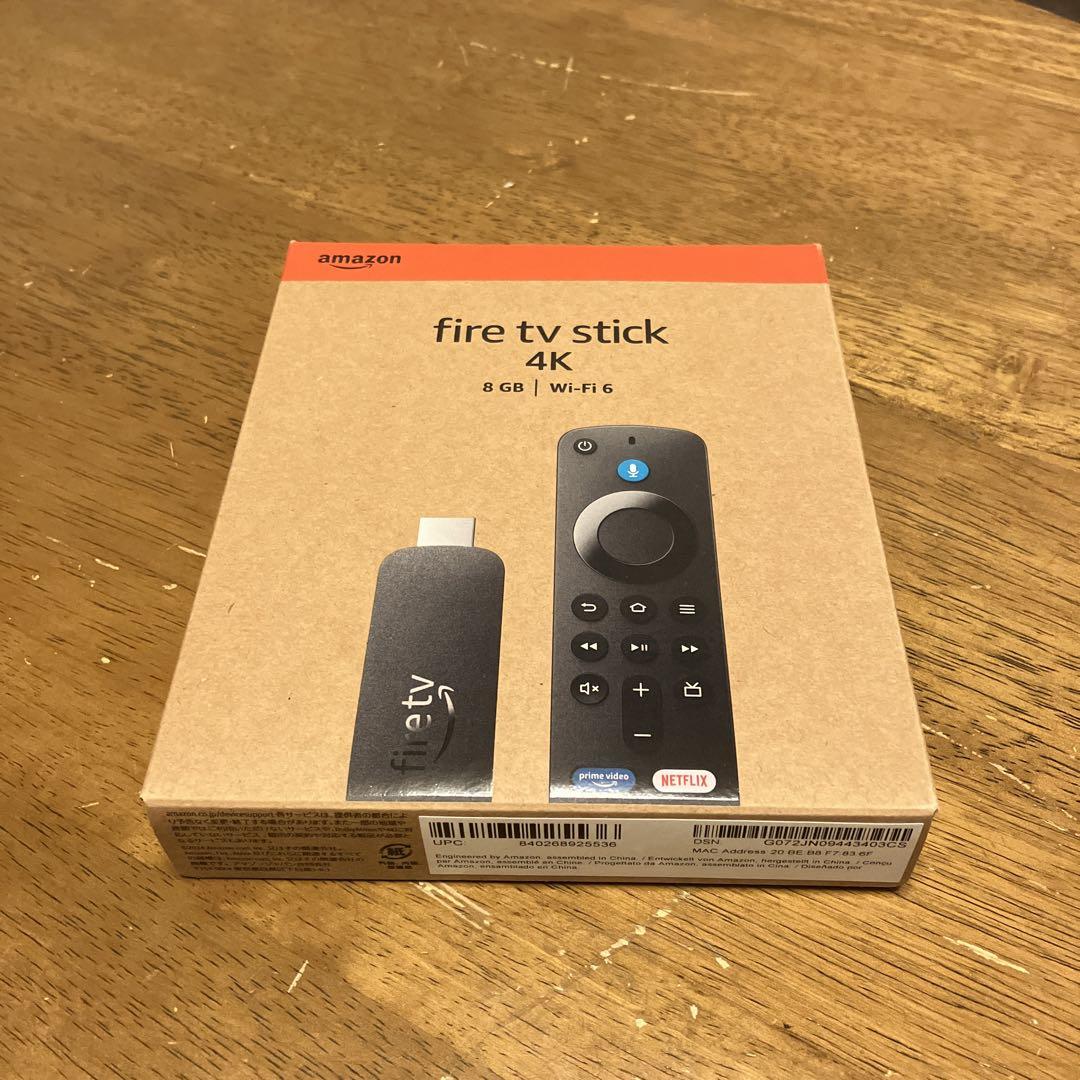 テレビ Amazon Fire TV Stick 4K 8GB Wi-Fi 6 Amazon Fire TV Stick 4K (newest model), streaming device