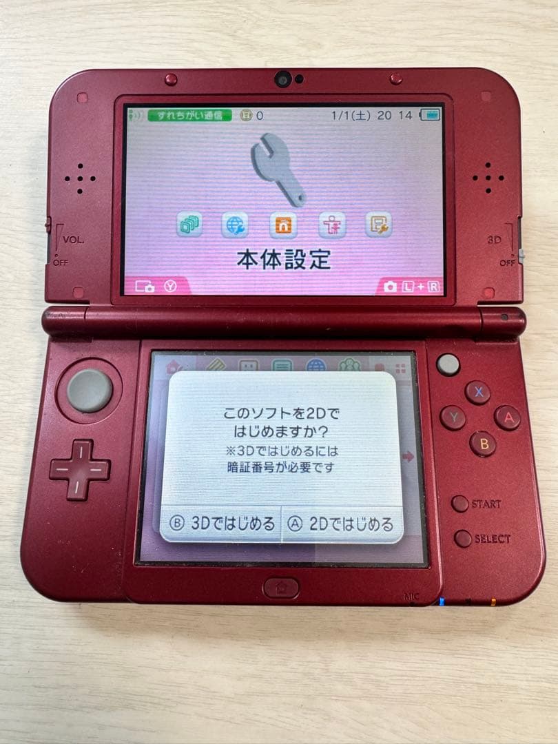 0623-2 Newニンテンドー3DS LL メタリックレッド 0623-2 Newニンテンドー3DS LL メタリックレッド