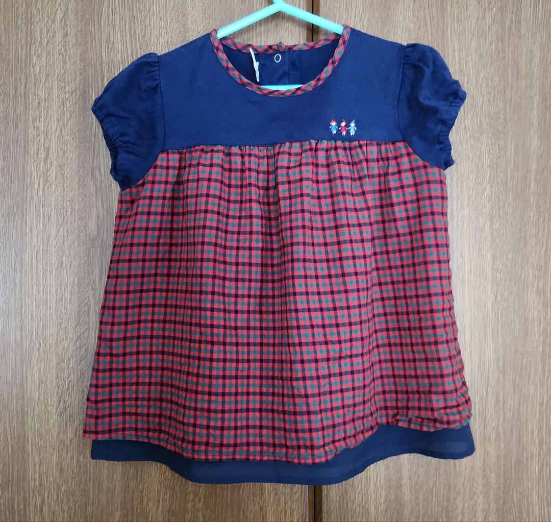 familiar】ファミリア 半袖 Tシャツ 100cm - メルカリ