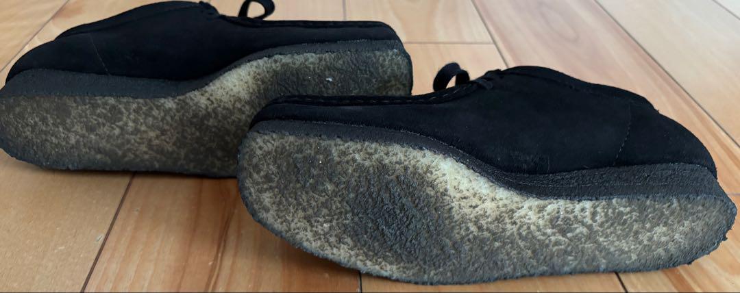 Clarks クラークス ワラビー ブラック 黒 スエード UK7