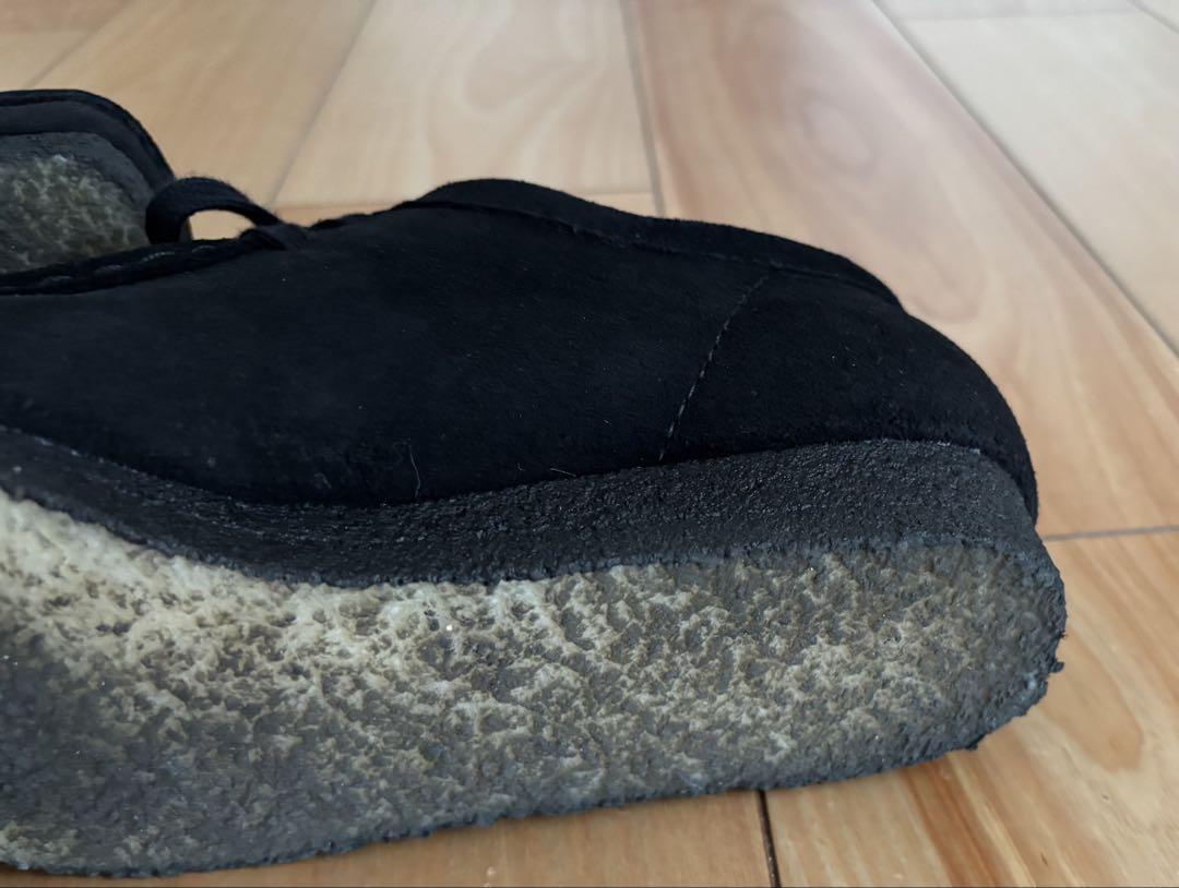 Clarks クラークス ワラビー ブラック 黒 スエード UK7