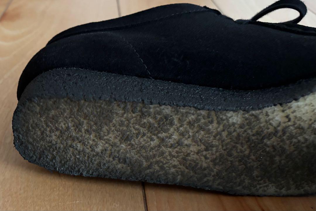 Clarks クラークス ワラビー ブラック 黒 スエード UK7