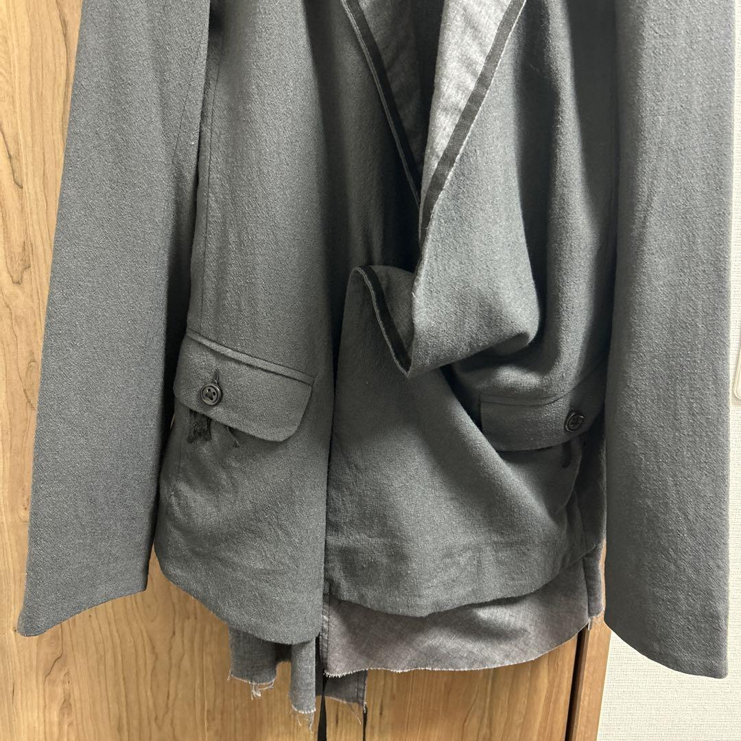 DAMIR DOMAダミールドーマ 至高ドレープジャケット grey44