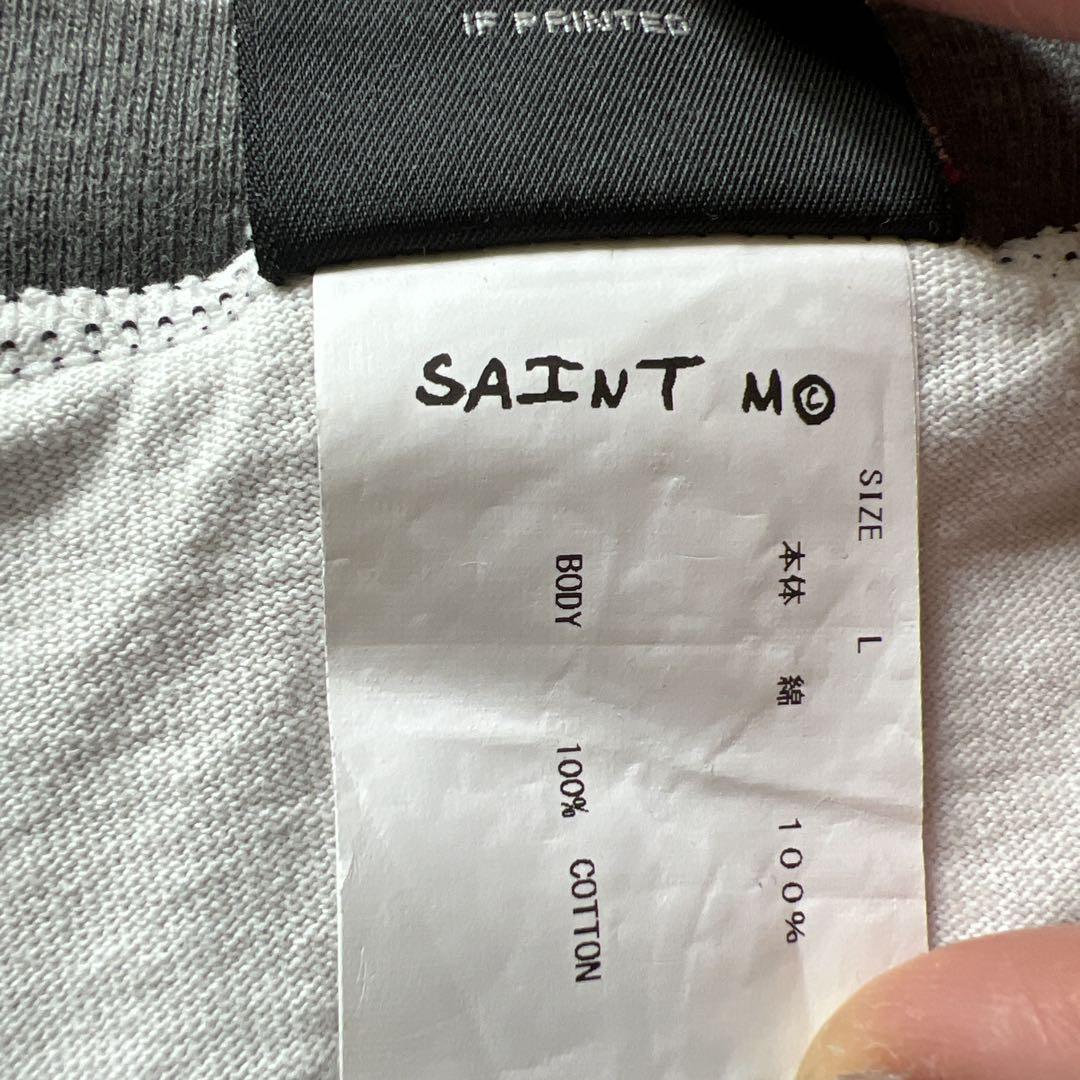 独特な店 SAINT 長袖カットソー 100%コットン トップス