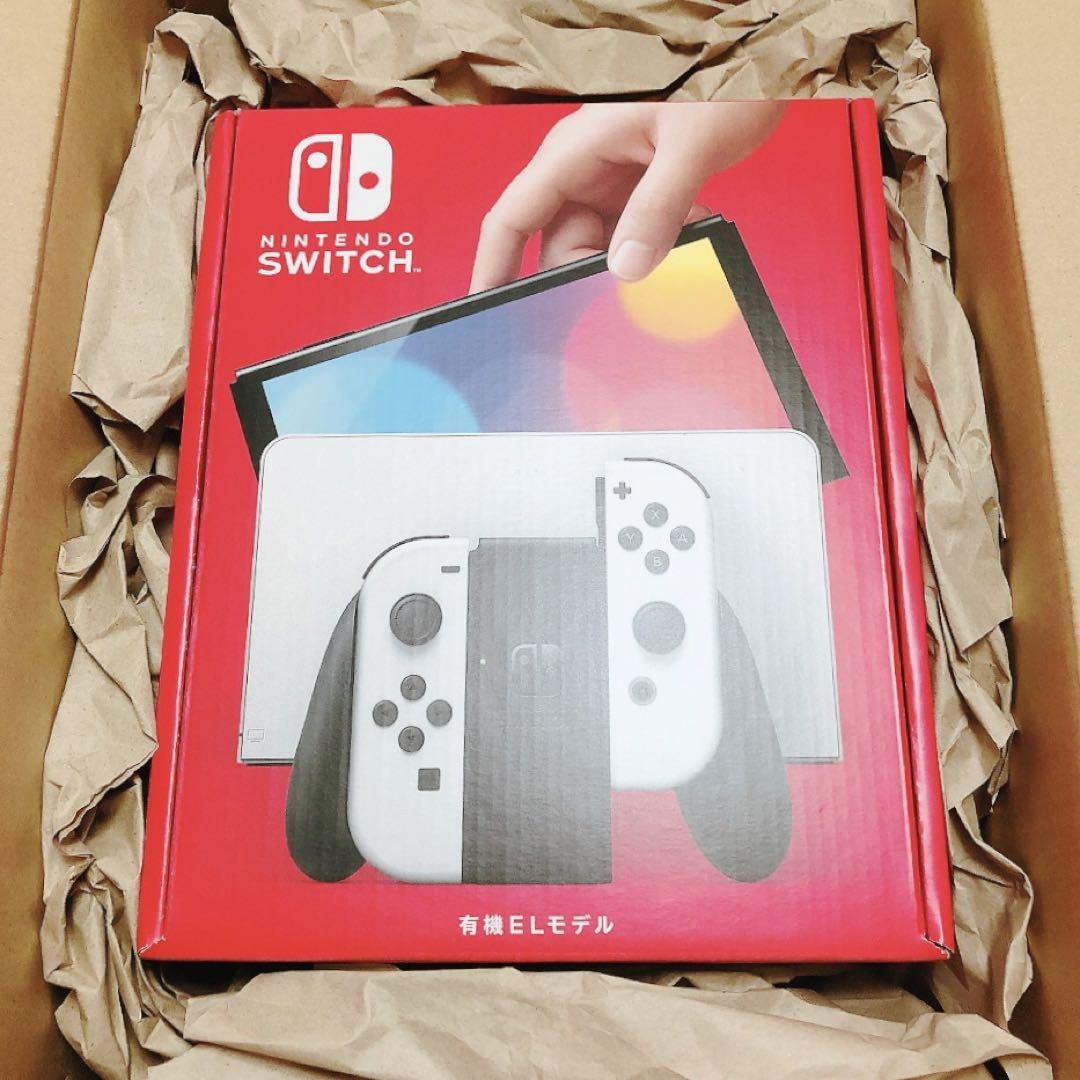 【匿名発送】おまけ付き⭐️ほぼ未使用✨有機ELモデル　ホワイト 新品未開封】 Nintendo Switch 有機ELモデル ホワイト 本体