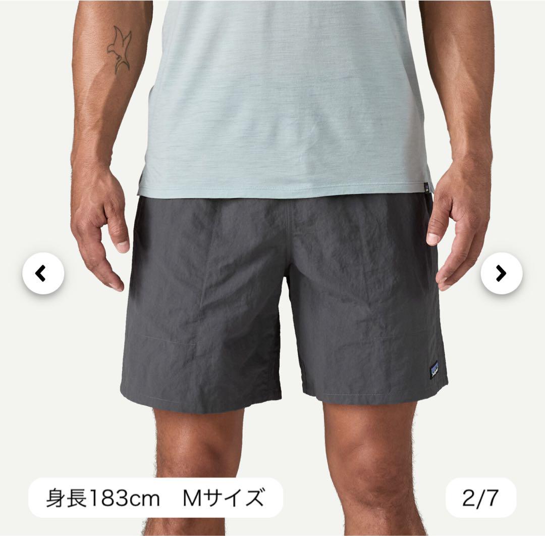 【新品】パタゴニア バギーズロング7インチ Mサイズ タグ付送料込　国内正規品
