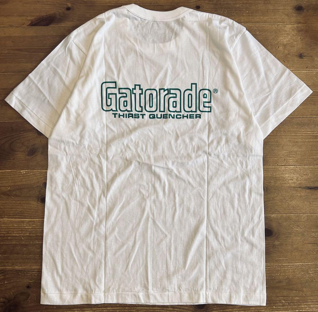 Tシャツ 古着 80s 90s Gatorade ゲータレード 企業 白 美品