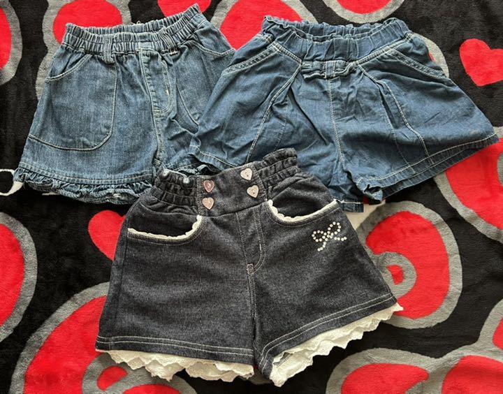 デニムショートパンツ サイズ90〜95
