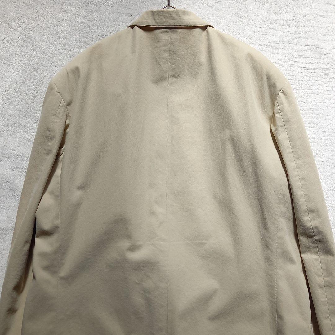 【美品】 papas テーラードジャケット ベージュ 大きめ M46 XL