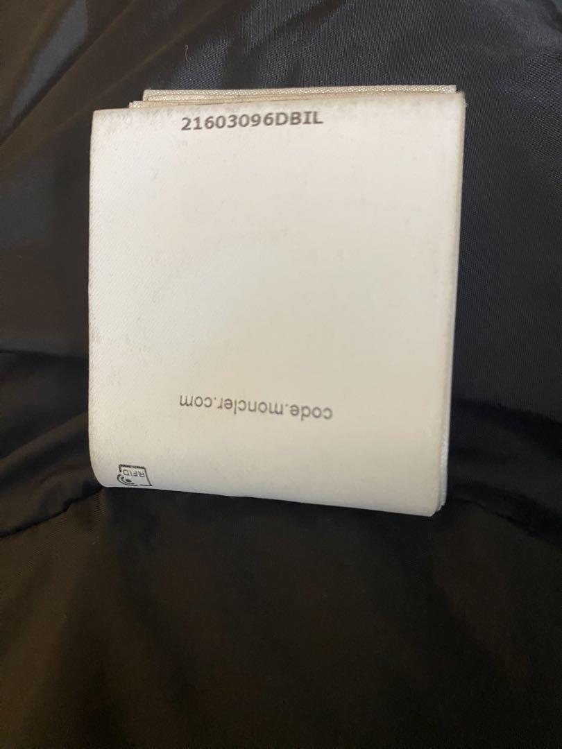 Moncler Grenoble ダウンジャケット 黒赤　サイズ1
