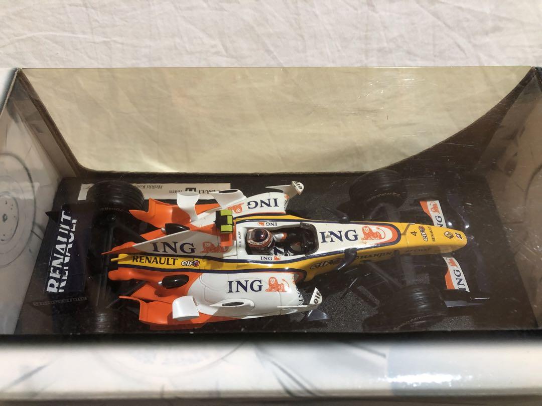 【ホットウィール　INGルノー　R27 2007年　1/18】 HotWheels 1:18 Heikki Kovalainen Renault R27 #4 formula 1