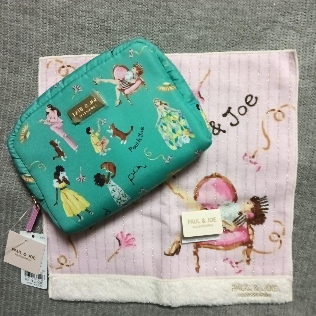 期間限定30％OFF! 新品 メルカリ - ハンドタオル & ポーチ 猫 ポール&ジョー バッグ
