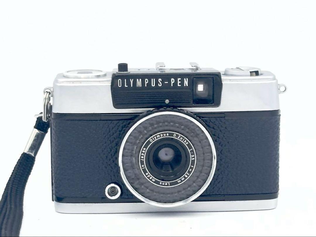 タイムセール 半額 完動品 革貼り替え】OLYMPUS PEN EE-3 ハーフサイズカメラ フィルムカメラ