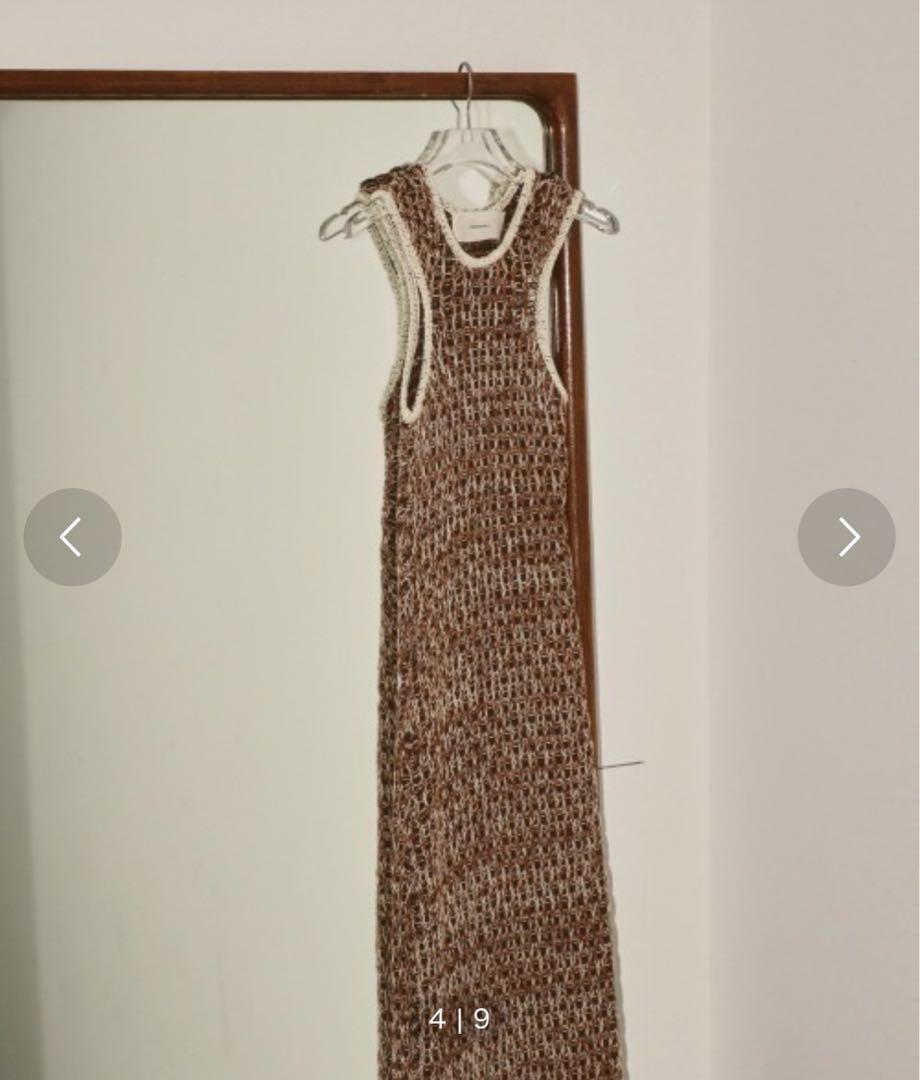 ワンピース todayful Lowgauge Honeycomb Knitdress