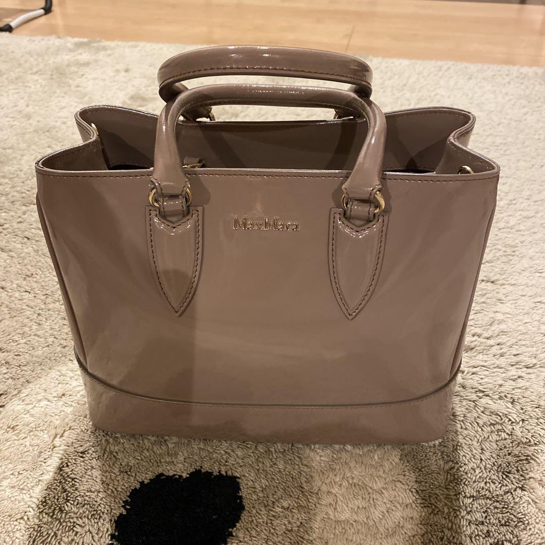 ＭaxＭara エナメル2wayバック