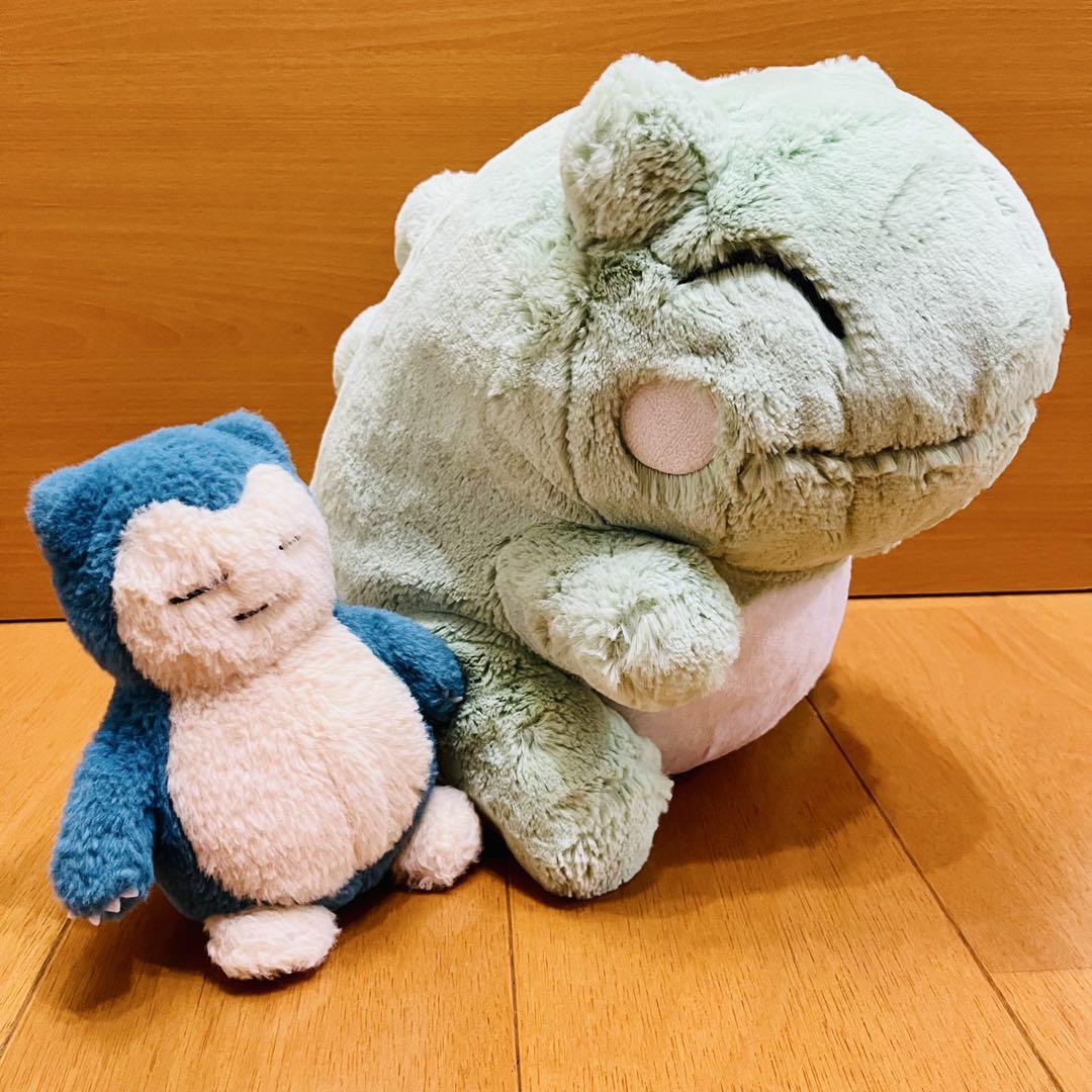 ポケモンセンター限定 ふわふわ抱きぬいぐるみ みがわり　カビゴン付き