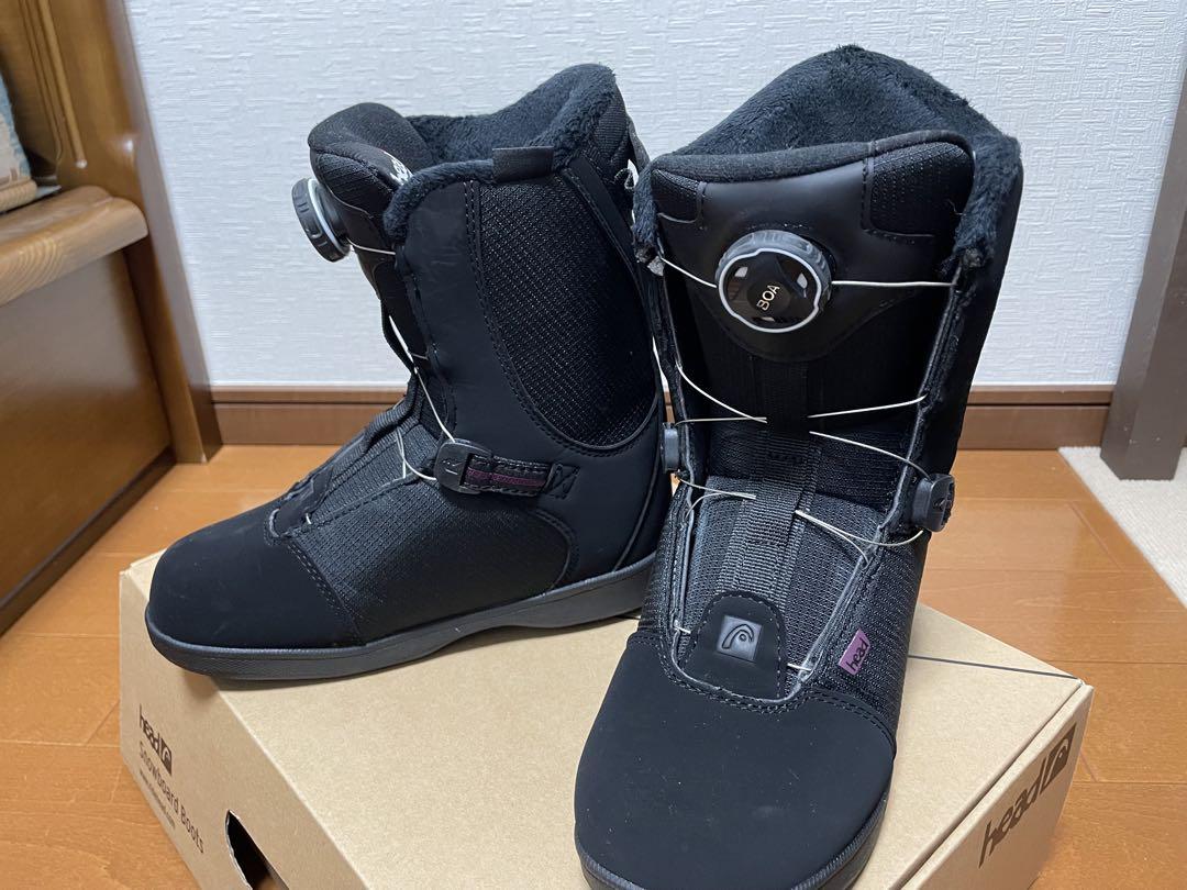 【国産】 美品）head ROWDY JR スノーボードブーツ 22.5-23.5cm スノーボード