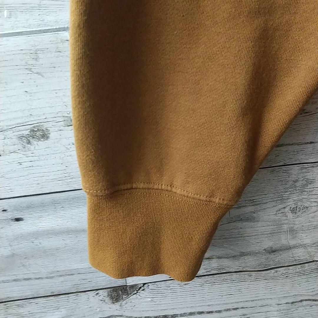 希少デザイン☆ハフ 刺繍ワンポイントロゴ SUN スウェット ブラウン L～XL