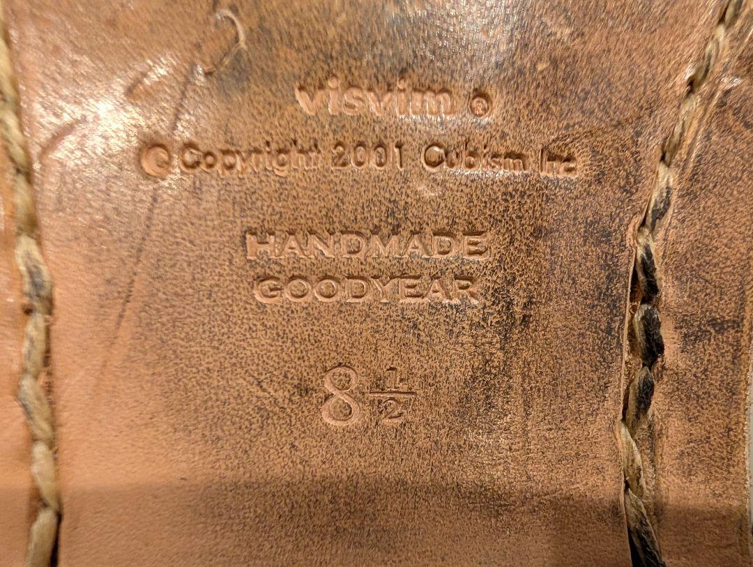 靴 visvim hammond folk M8.5