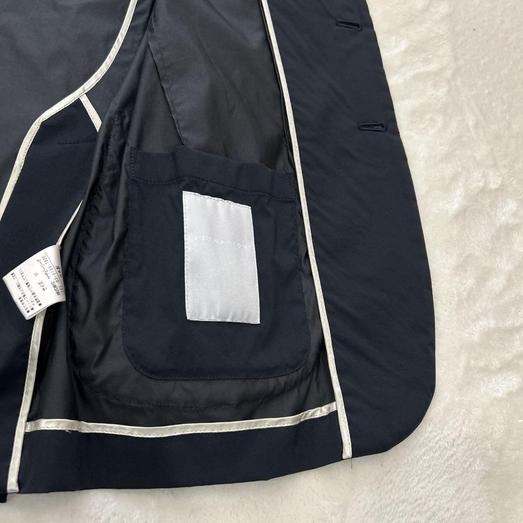 【美品】ESTNATION エストネーション 夏用薄手ジャケット ストレッチ