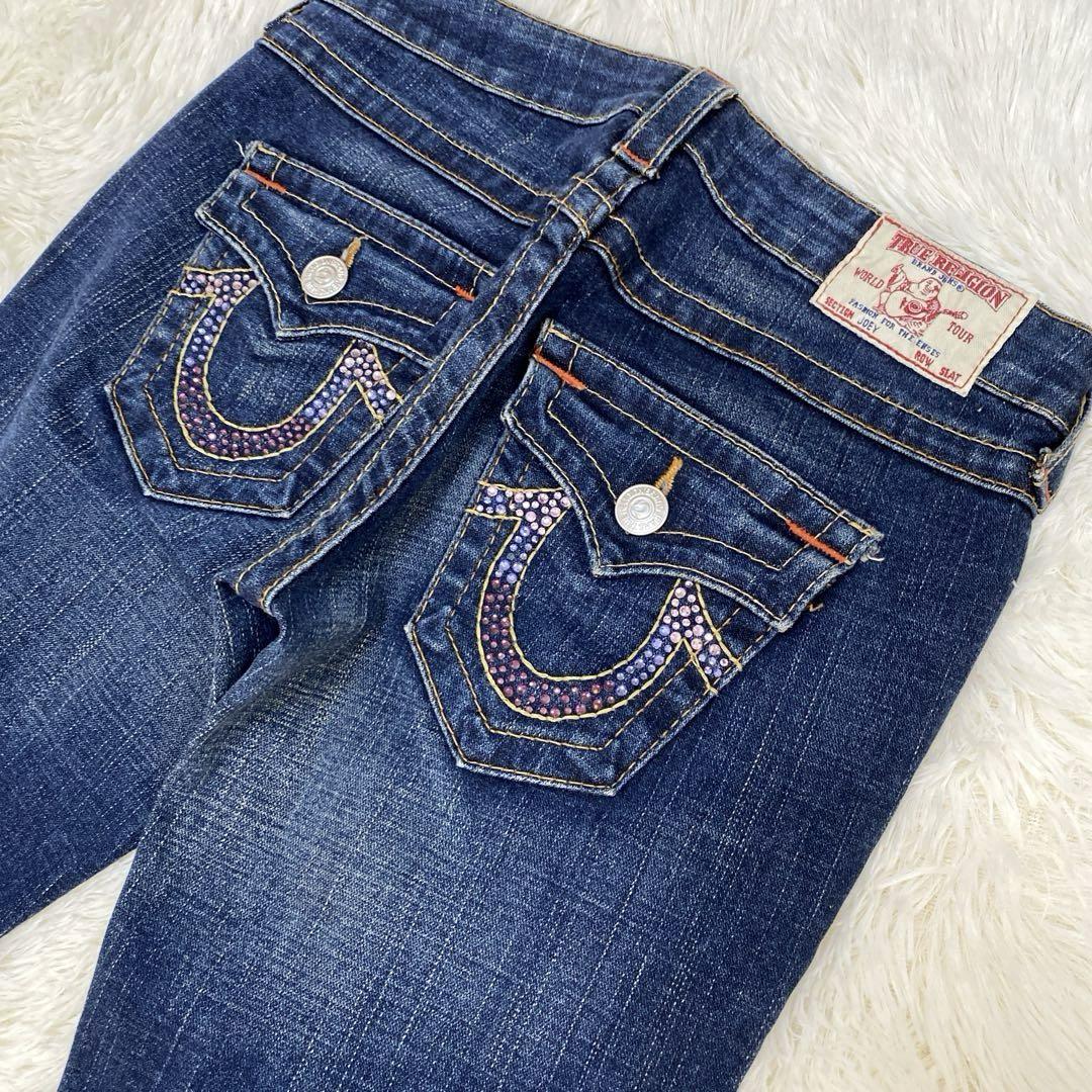 TRUE RELIGION JOEY ブーツカット フレアデニム 27 y2k - メルカリ