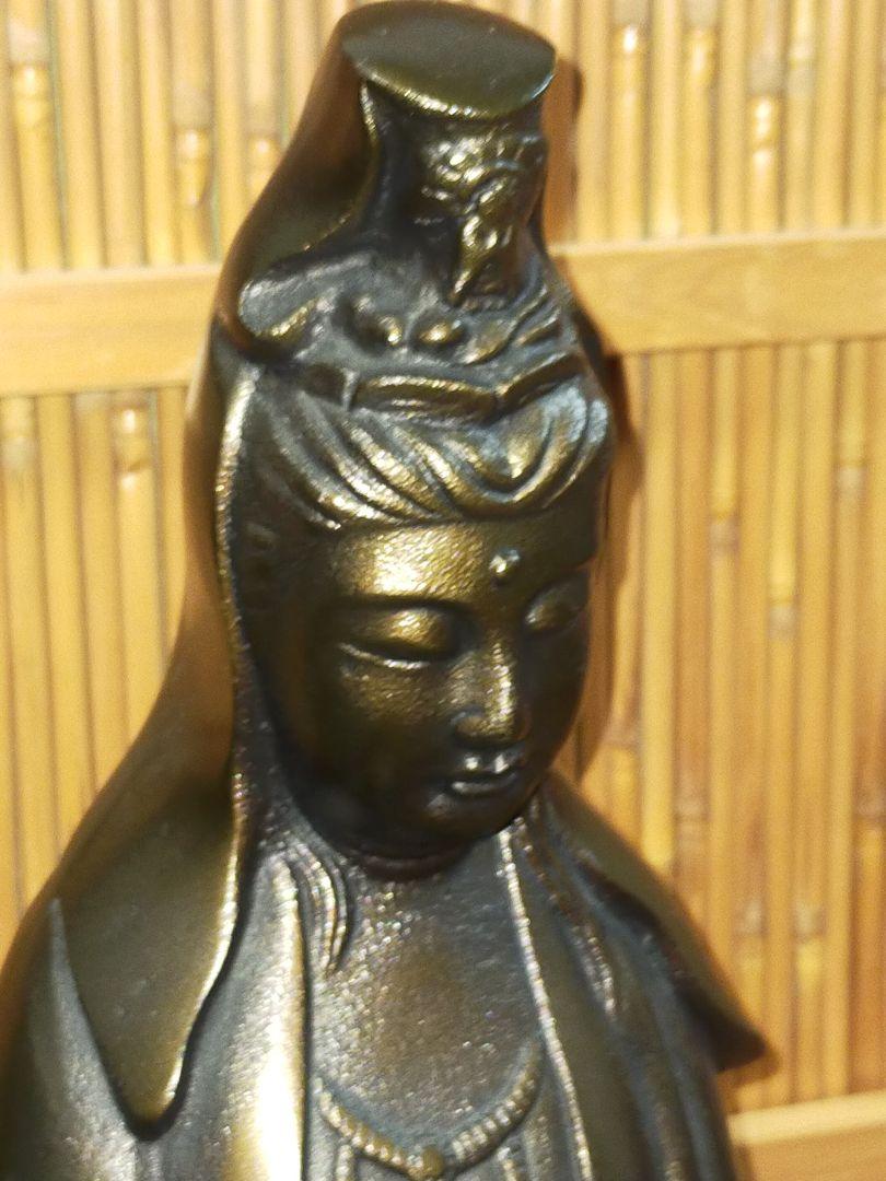 ♥観音像　観音様　６２ｃｍ　仏像　仏壇　仏具　骨董　古玩