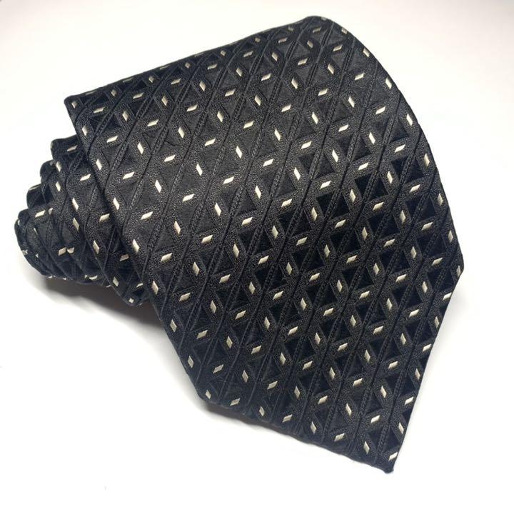 美品★Ermenegildo Zegna レジメンタルネクタイ 匿名配送