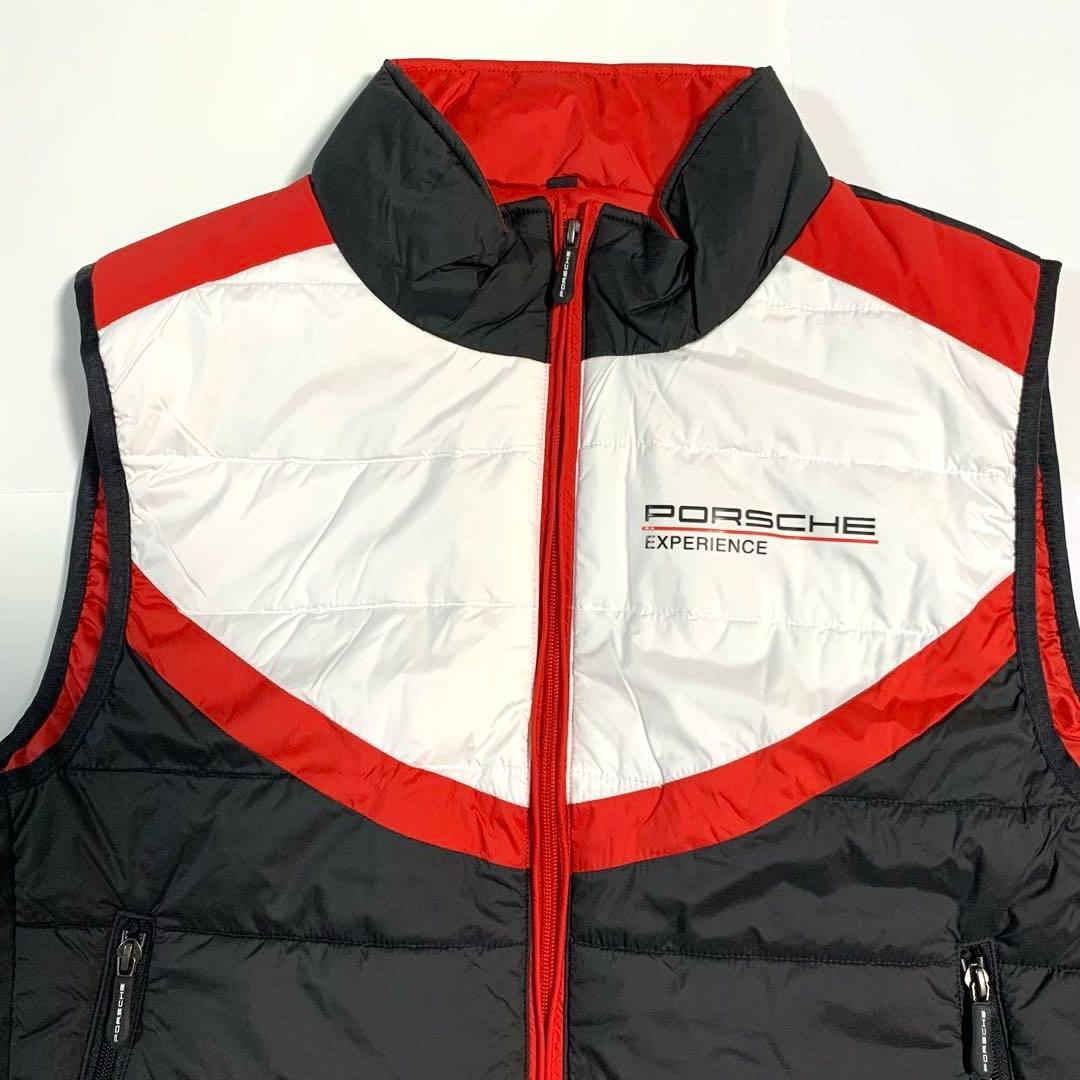 新品純正レアPORSCHEポルシェレーシング ベストジャケットXLこれからの季節 新品純正レアPORSCHEポルシェレーシング ベストジャケットXLこれからの季節