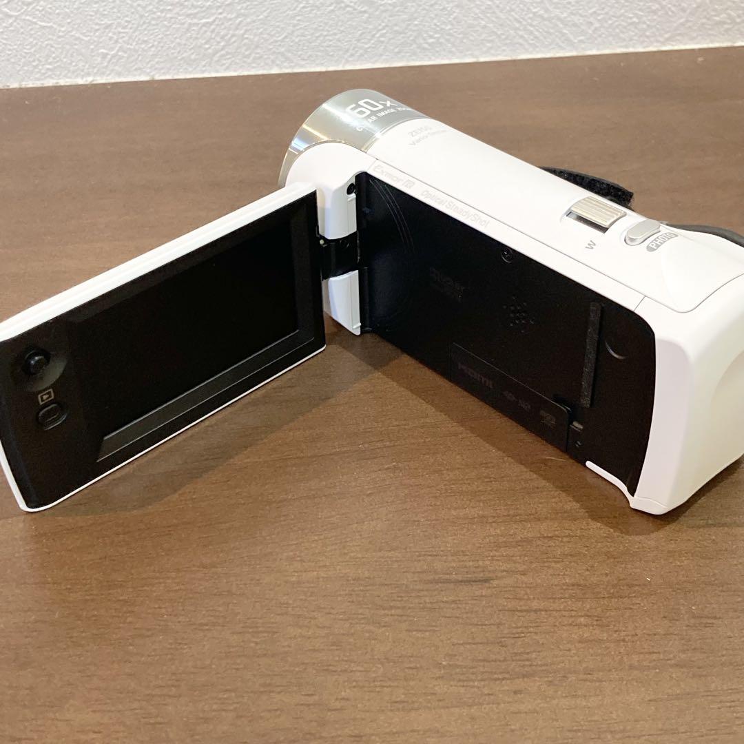 ☆美品☆ SONY HDR-CX470 ビデオカメラ ホワイト - メルカリ